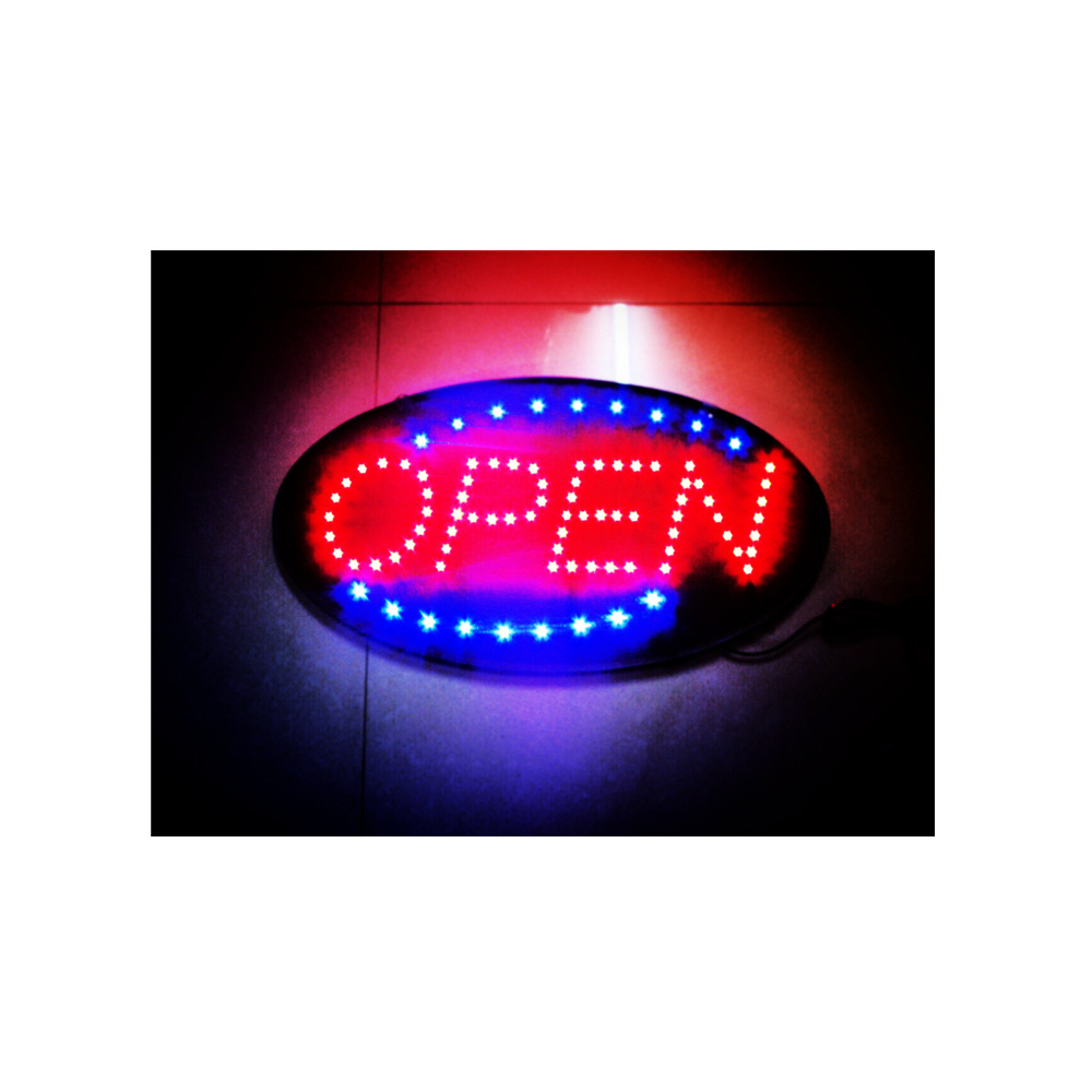 LED Sign Open Light 25x48CM LED Business Sign Advertisement Board Electric Display Sign for Business Walls Window