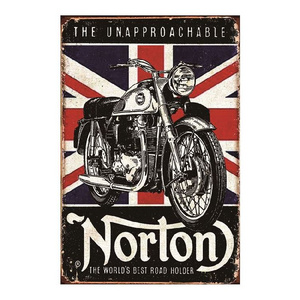 Motorcycle Poster Vintage Tin Sign Retro Wall Stickers For Bar Pub Cafe Hotel Living Room Decoration Art Home Decor