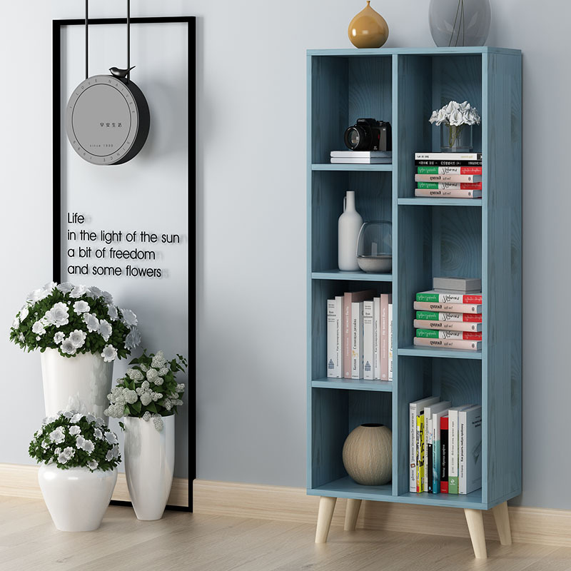 oem and odm corner shelf storage rack vertical simple bookcase design