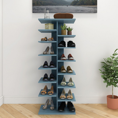 Entryway Shoes Storage Stand, Modern 7 Tiers Shoe Rack Organizer, Space Saving Vertical shoe cabinet