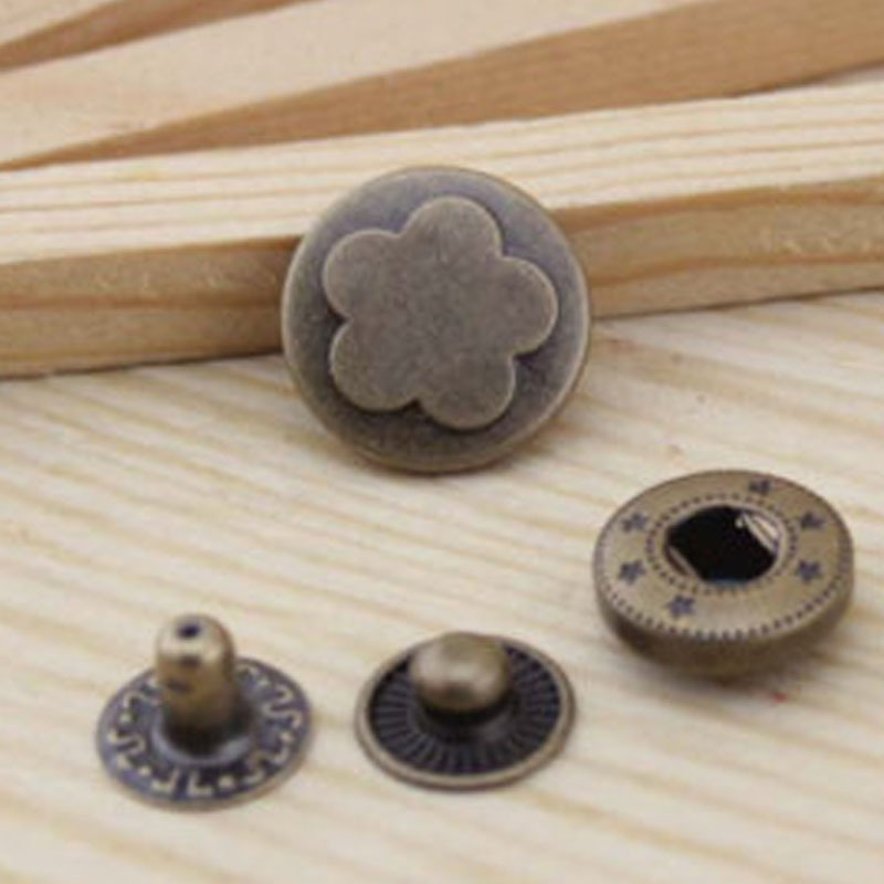 Wholesale cheap metal magnetic snap button magnet buttons for leather bags