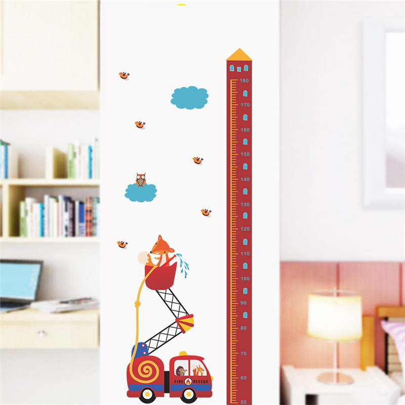 Animal Wall Stickers Tree Elephant Giraffe Lion Wall Nursery Sticker Wall Decor For Children Playroom Bedroom Living Room