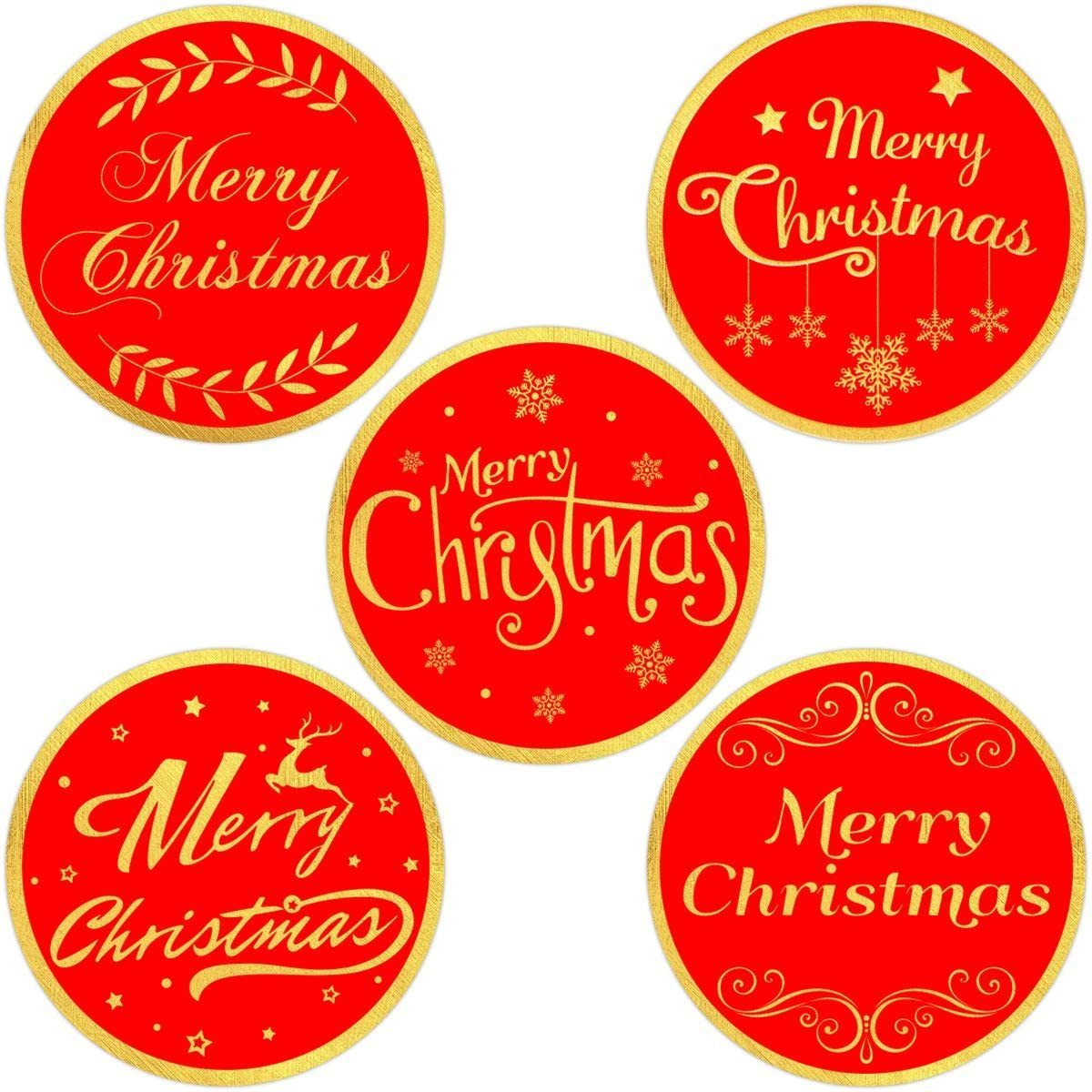 Merry Christmas Fabric Vinyl Sticker Decal For Window Waterproof  Wall Sticker