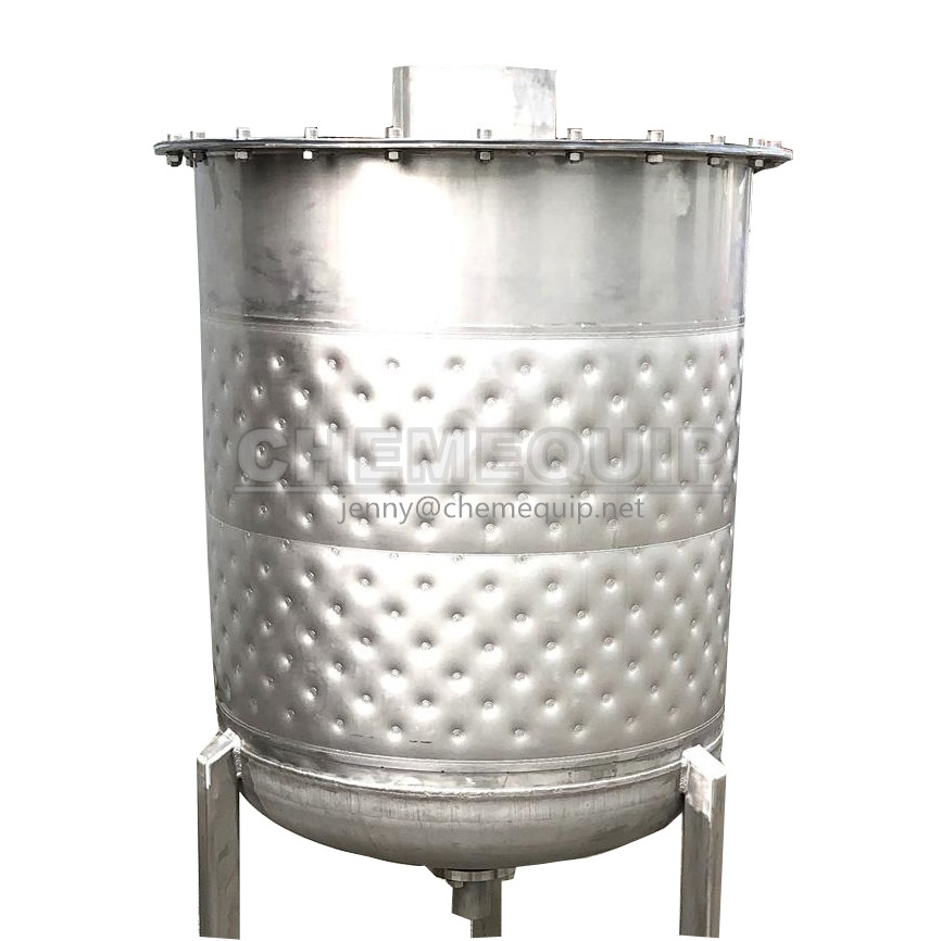 Dimple cooling jacketed beer fermentation storage tank beer brite tank milk tank