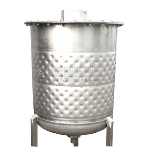 Dimple cooling jacketed beer fermentation storage tank beer brite tank milk tank