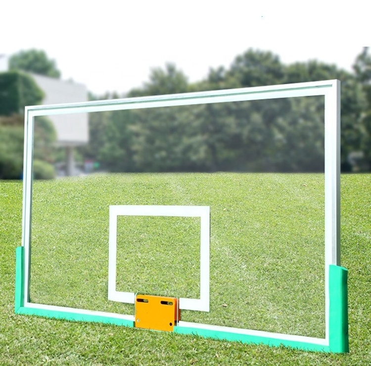 FIBA standard 10mm 12mm tempered glass basketball hoop backboard fiberglass polycarbonate basketball backboard