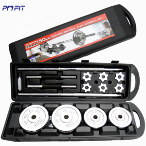 Adjustable dumbbell Kit De Mancuernas Pesas Con Barra Discos Ejercicio Gym 20kg 30kg pesas