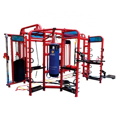 Multi functional trainer gym fitness crossfit power cage synrgy 360 multi station cf rack gym rack equipo de gimnasio