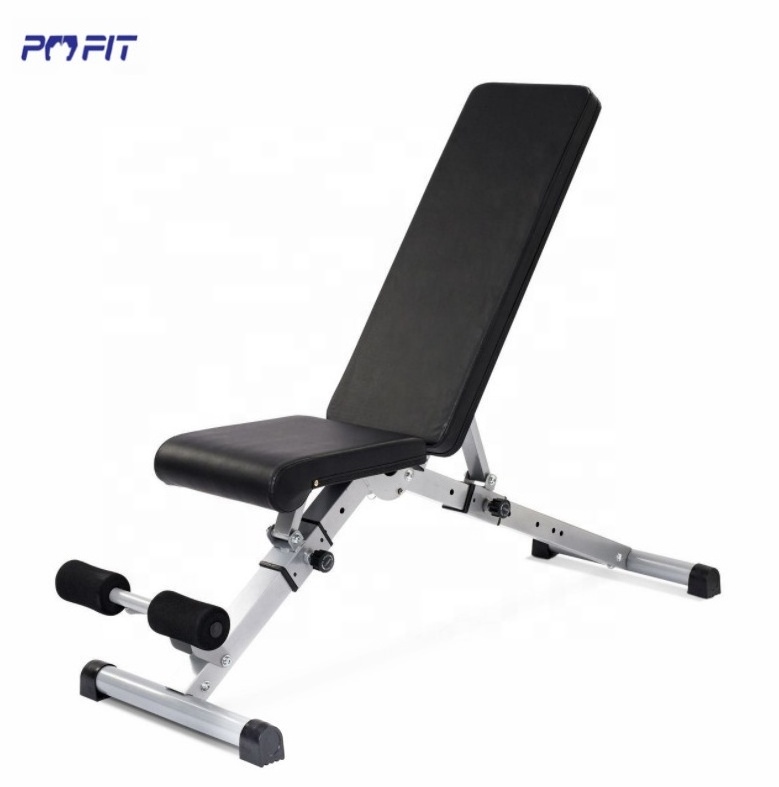 Adjustable weightlifting exercise bench gym fitness bodybuilding decline ab bench foldable flat sit-up bench