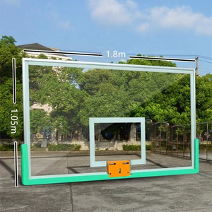 FIBA basketball hoop outdoor basketball board tablero de baloncesto SMC fiberglass tempered glass basketball backboard