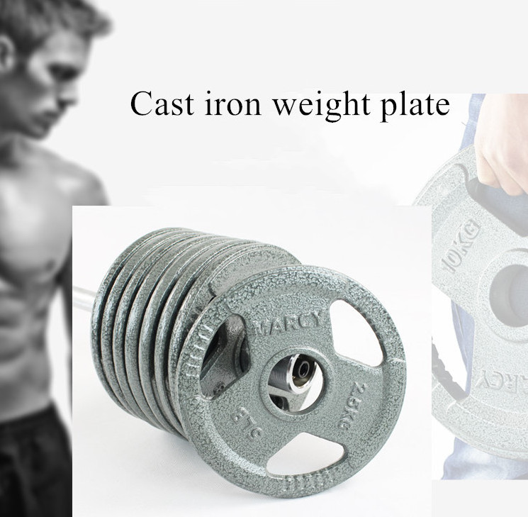 Free weight barbell plate 5kg 10kg 15kg regular weight plate cast iron bumper plate barbell gym equipment plated weights