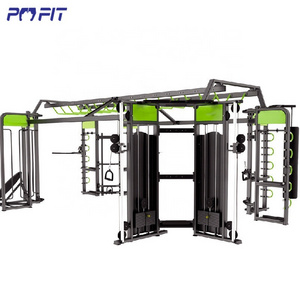 Gym fitness equipment cf rack crossfit power cage synrgy 360 multi station gym rack for bodybuilding