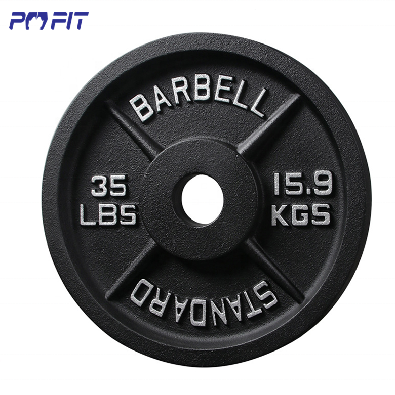 Cast iron weight plates rectangular pesas mancuernas bumper barbell weight plates weightlifting steel plate weight