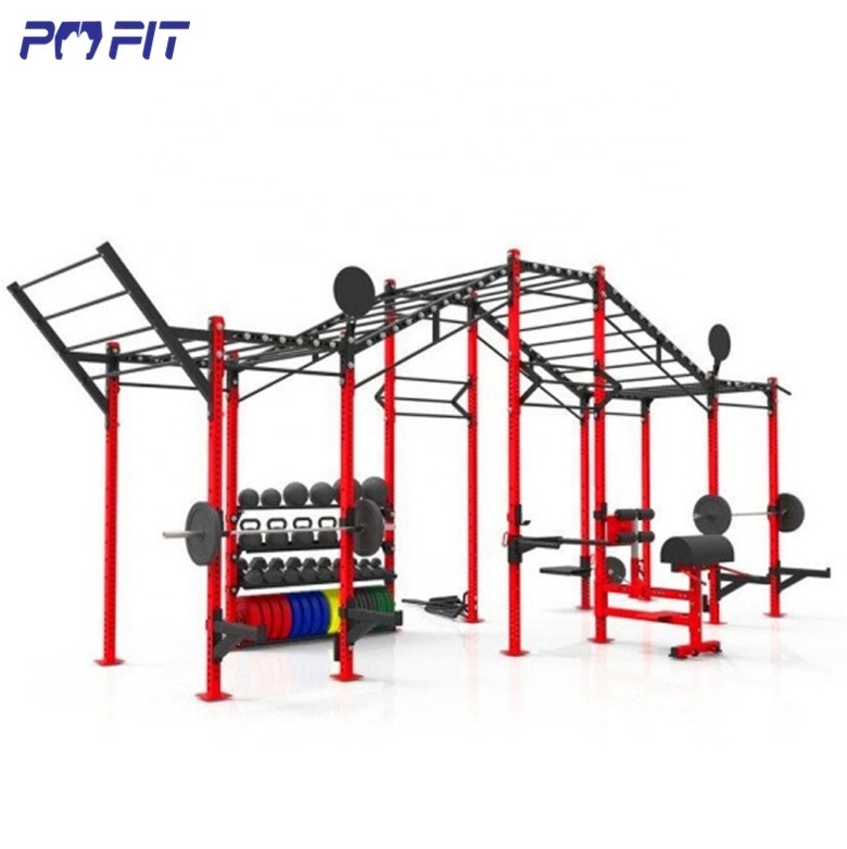 Gym fitness equipment cf rack crossfit power cage synrgy 360 multi station gym rack for bodybuilding