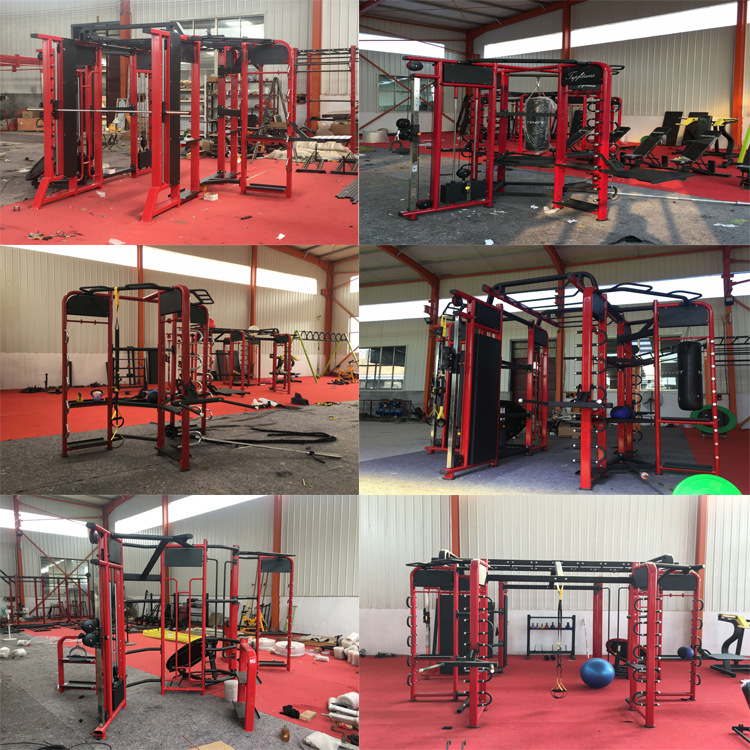 Gym fitness equipment cf rack crossfit power cage synrgy 360 multi station gym rack for bodybuilding