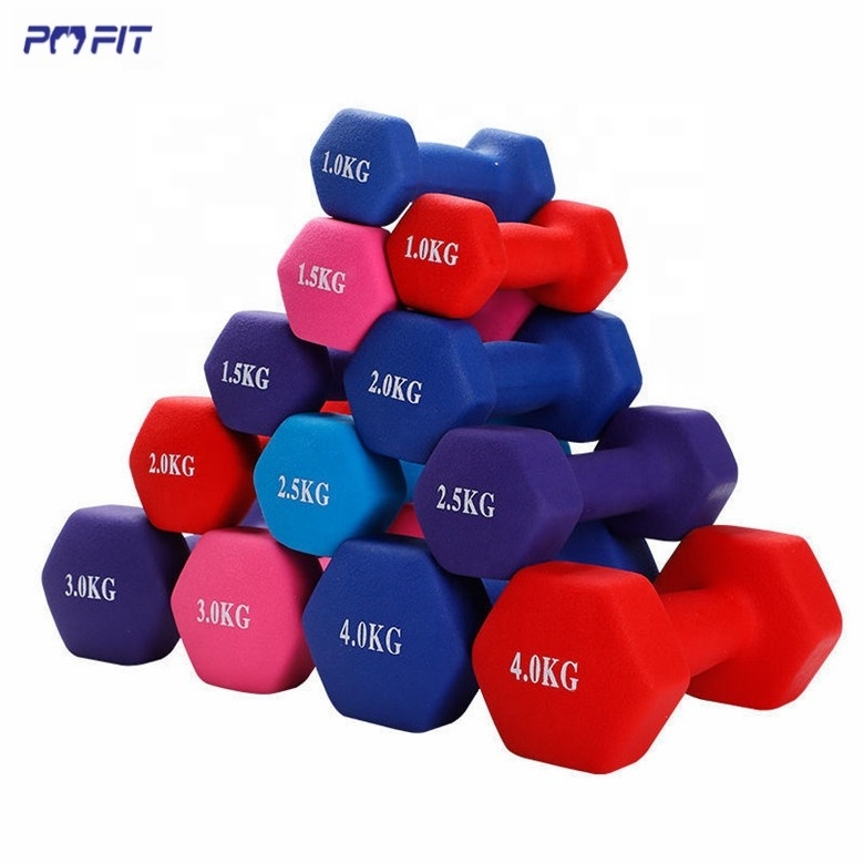 Gym fitness pesas de gimnasio mancuernas dumbbell set 10 pounds 20 lbs neoprene vinyl dumbbel female dumbbells