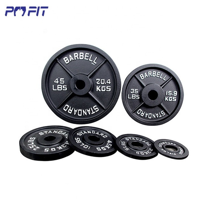 Cast iron weight plates rectangular pesas mancuernas bumper barbell weight plates weightlifting steel plate weight