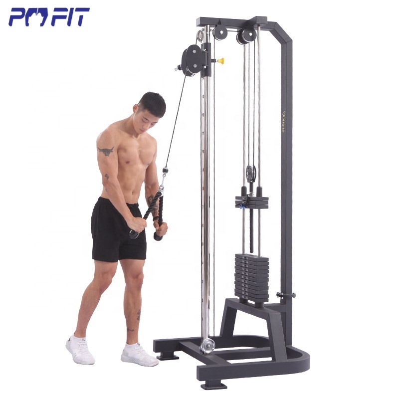 Muti functional lat pull down machine trolley arms power rack wall mount cable station pull-up racks