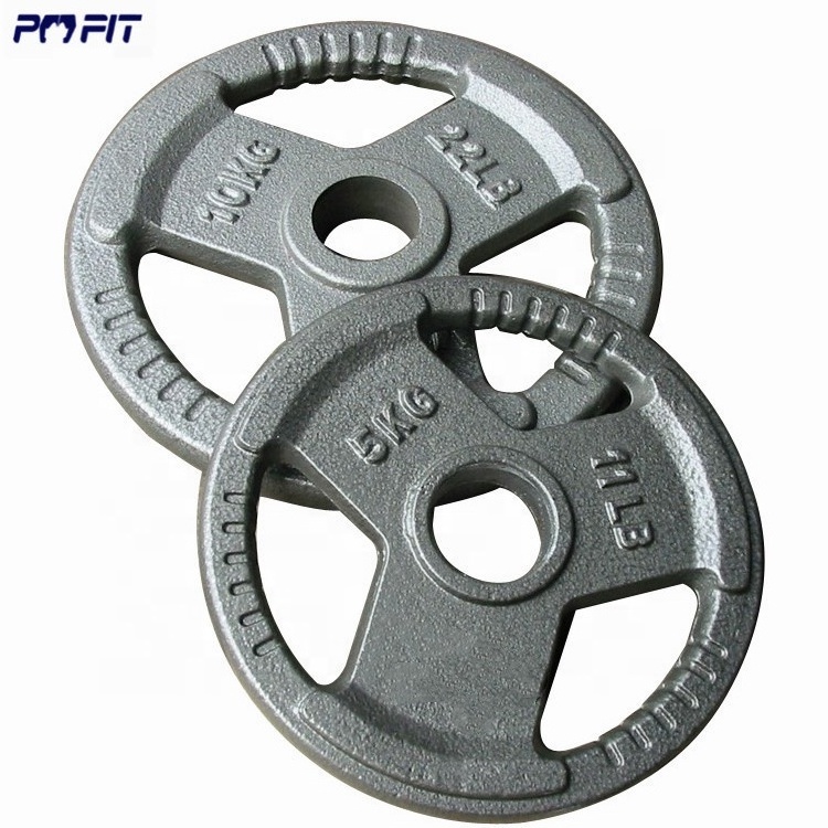 Free weight barbell plate 5kg 10kg 15kg regular weight plate cast iron bumper plate barbell gym equipment plated weights