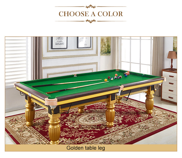 7ft 8ft 9ft 10ft 12ft full size snooker table billard slate marble top pool table dinning table