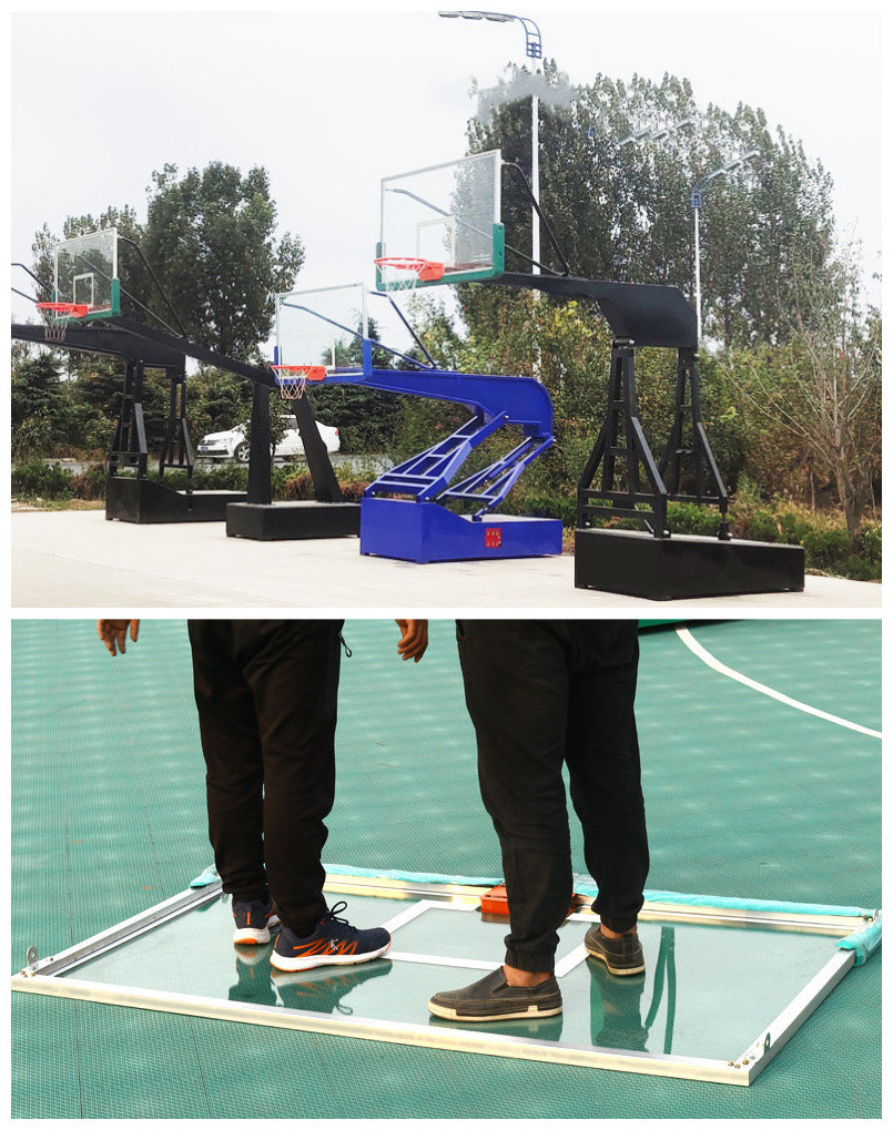 Adjustable movable Children & Adult basketball stand foldable hydraulic basketball hoop portable basketball system