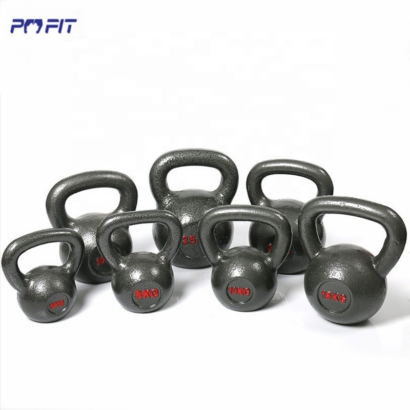 Wholesale gym fitness weightlifting 8kg 10kg 12kg dumbbell kettle bell set cast iron kettlebell for bodybuilding