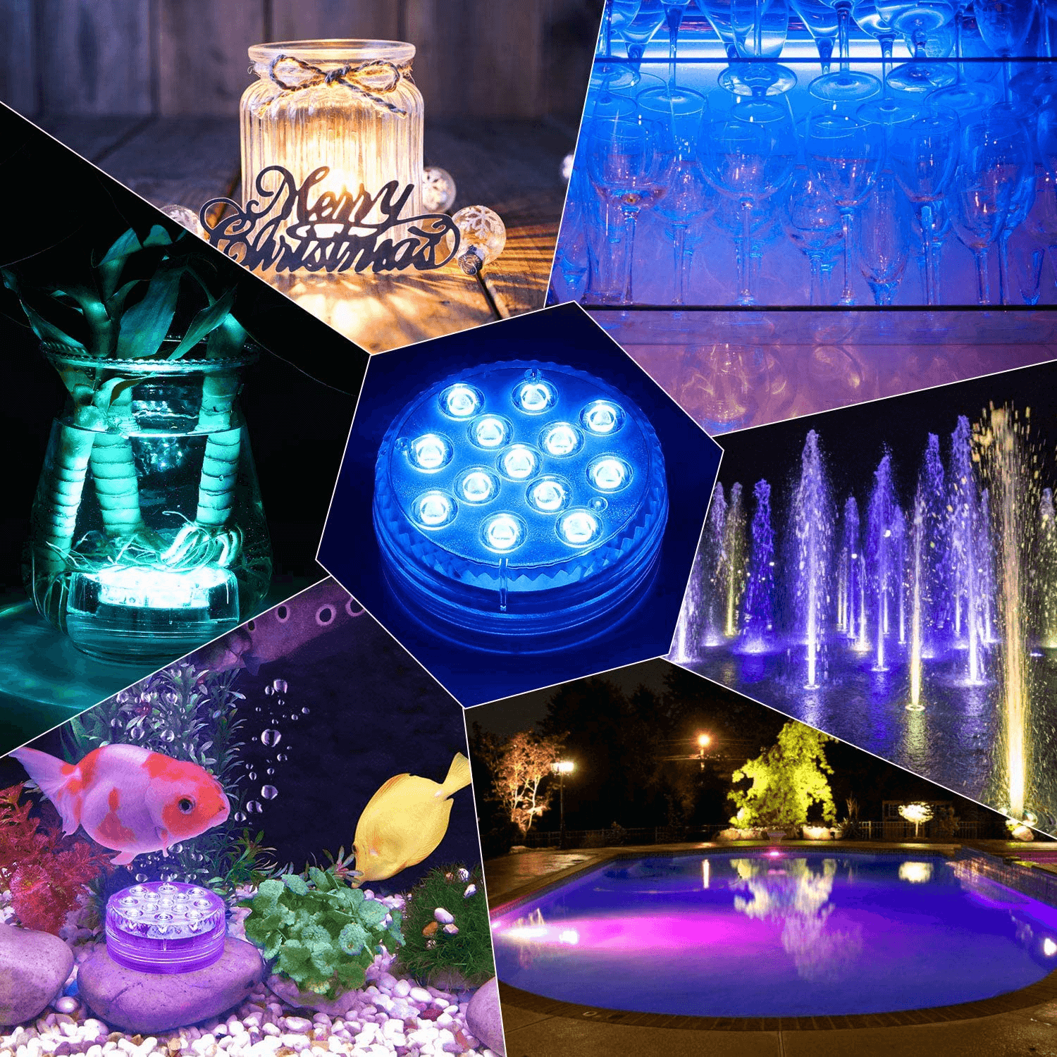 Submersible Lights Patent New Product Pool Shower Inground Pools Waterproof Accessories Portable Spa Bathtub Led Pool Lights