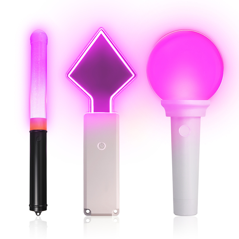 LED Glow Sticks Light Led Lightstick Stick Concert Dark Glowsticks Wand Party Stick Lights Rave Kpop Lightsticks for Concerts