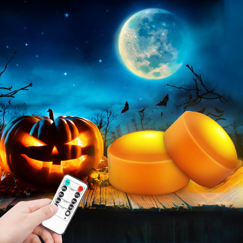 New Orange Halloween Jack-O-Lantern Outdoor Decorations with Remote / Timer LED Pumpkin Light