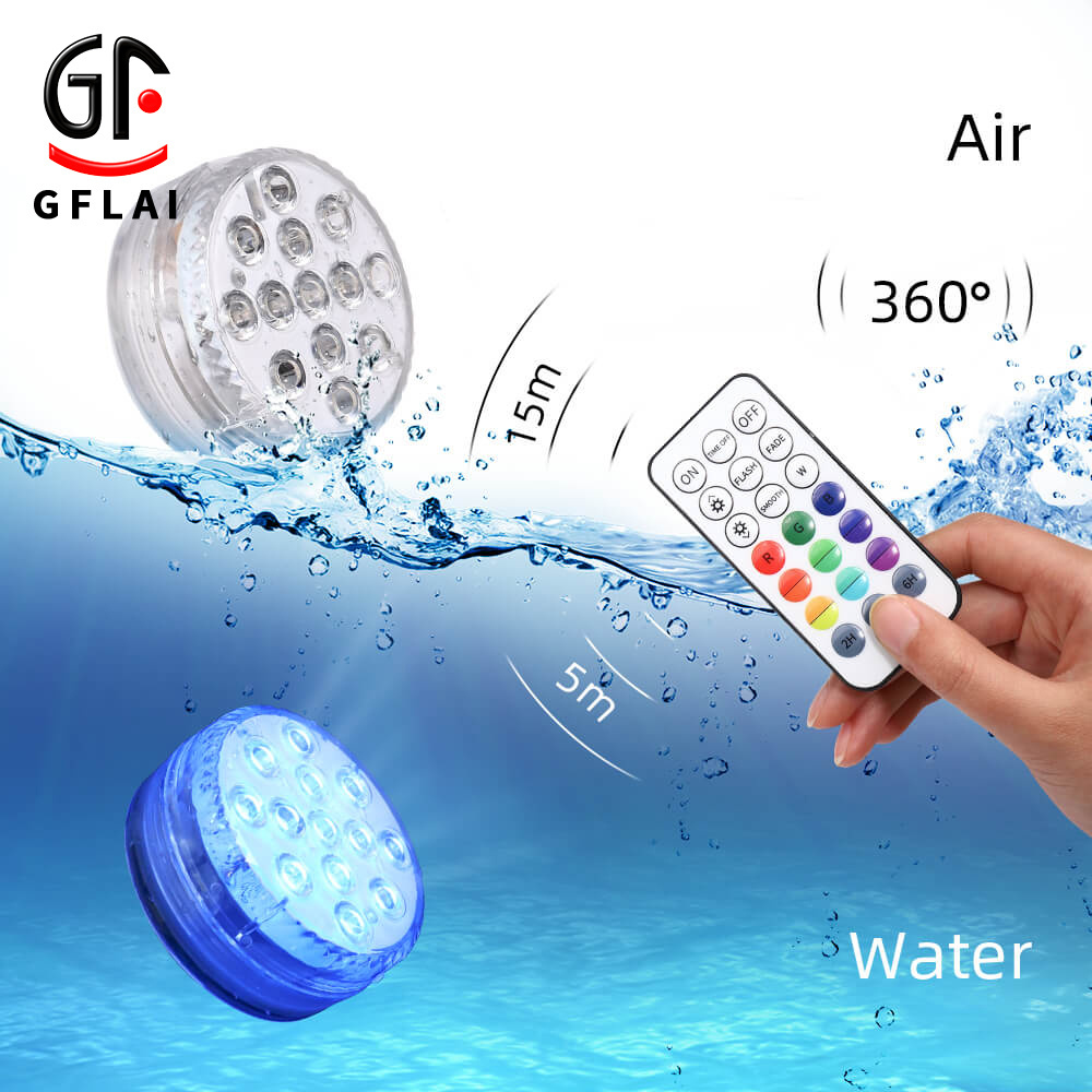 US Patent Bathtub Ball Lamp Cube Decorations Outdoor Fountain Underwater Shower Floating Pool LED Submersible Lights