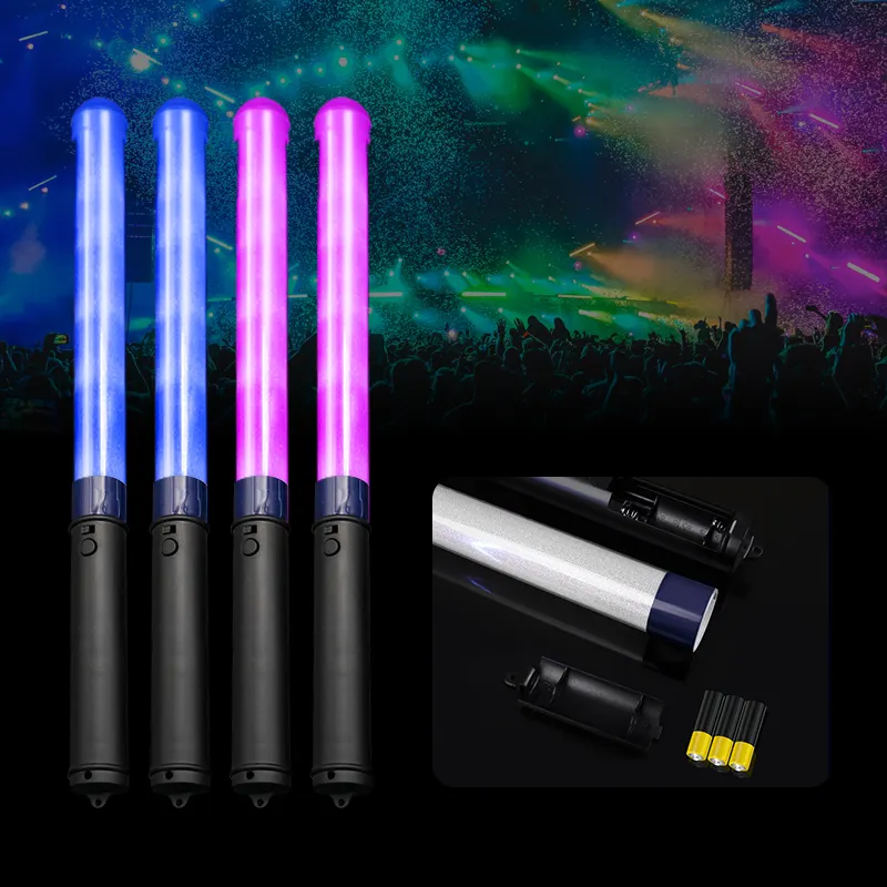 New Products 2024 Phone App Controlled Led Light Stick 15 Colors DMX Reusable Flashing Glow Stick for Party Concert Celebration