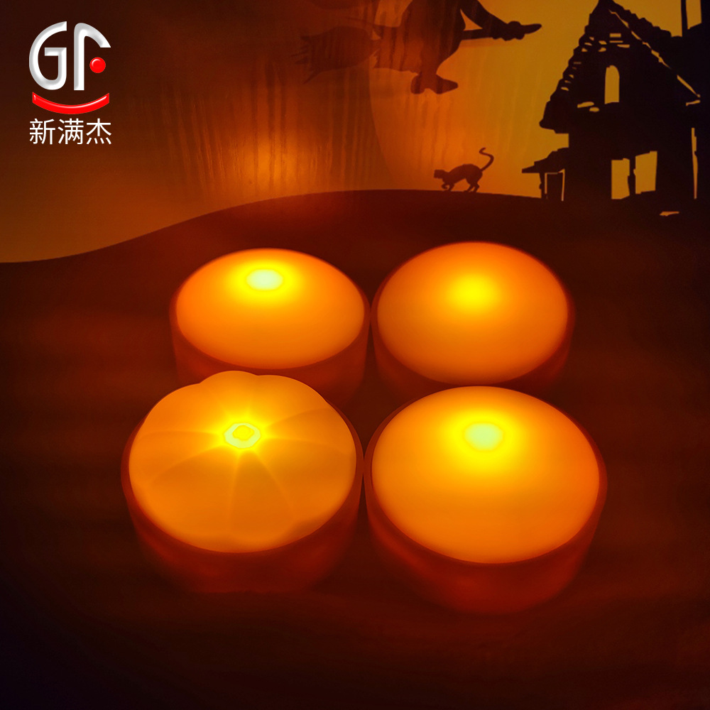 New Orange Halloween Jack-O-Lantern Outdoor Decorations with Remote / Timer LED Pumpkin Light