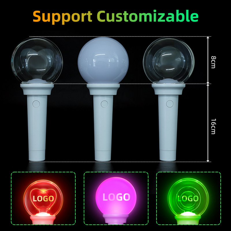 Cheering Light Stick ODM/OEM Kpop Merchandise Kpop Idol LED Lightsticks Custom Official Light Sticks for Idol Concerts