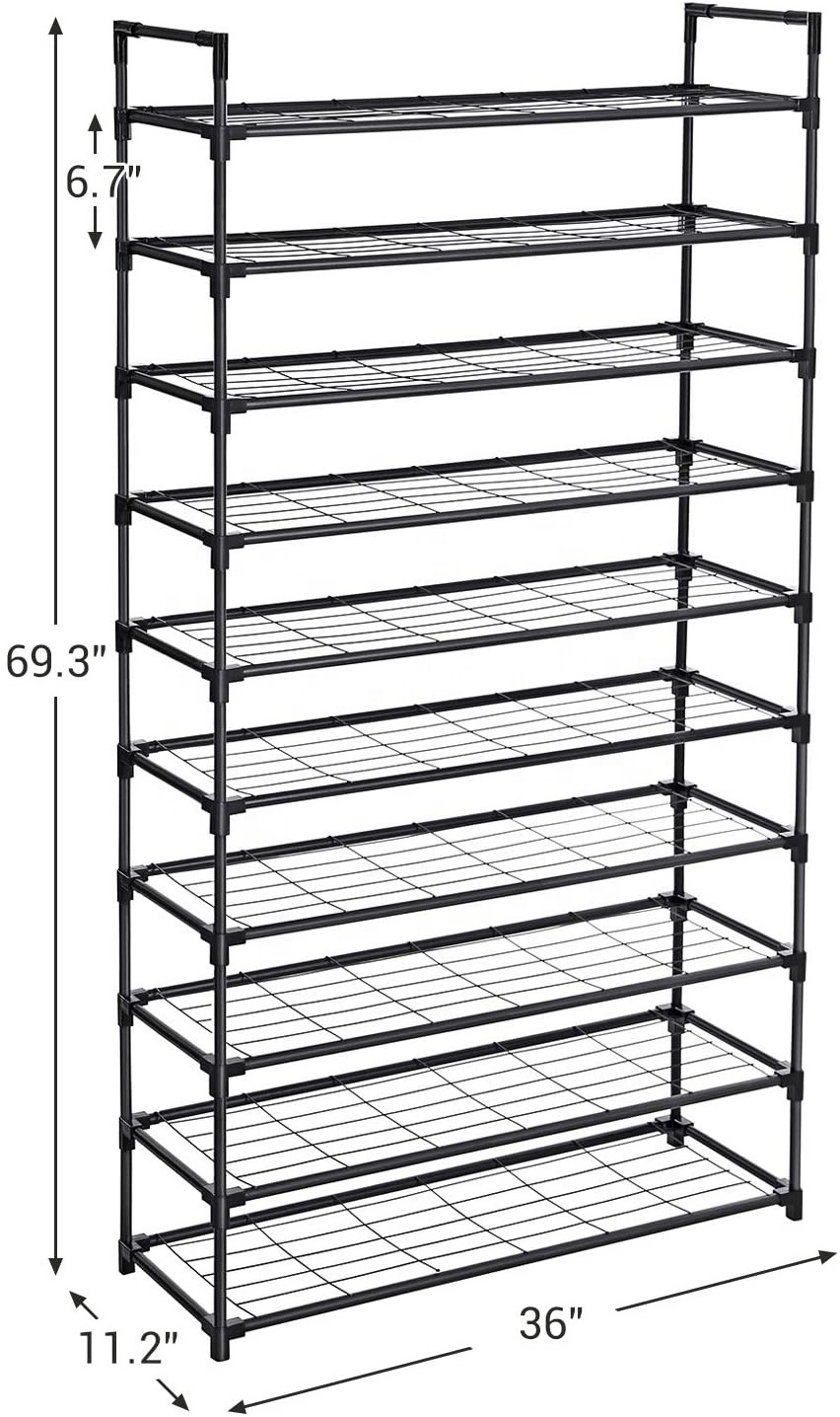 Stackable Home Storage Organization Shelf Storage Racks & Shelving Units