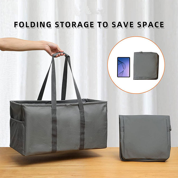 Easy Carry Large Fabric Home Storage Organization Foldable Storage Container