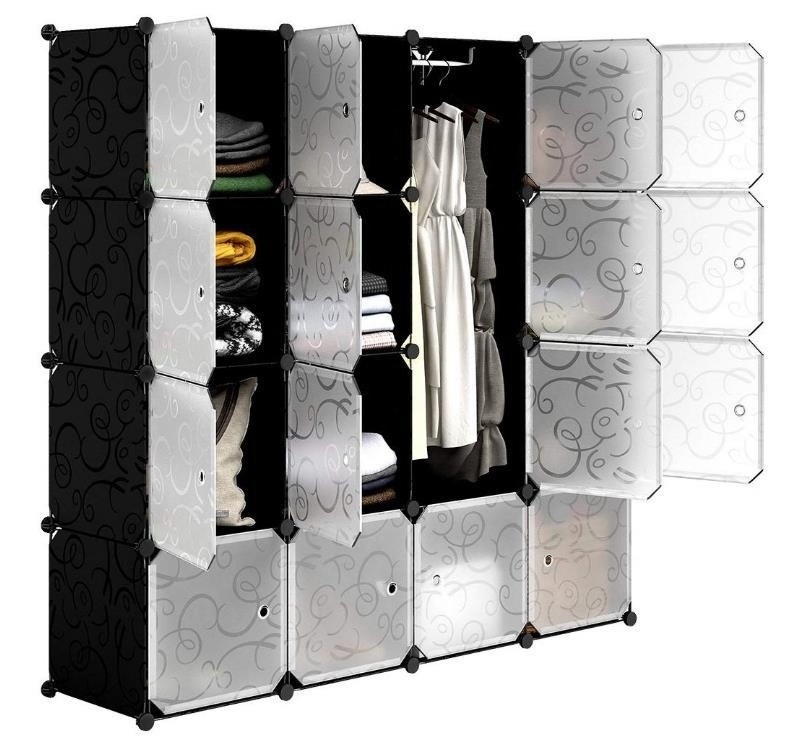 Closet cabinet and modular shelving DIY cube storage system cubes organizer