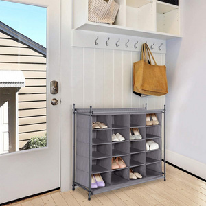 Sturdy Funiture Assemble Home Storage Organization Entry Collapsible Shoe Cabinet Organizer