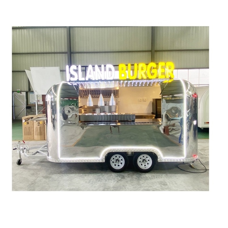 Hanyi Good Truck New Air Stream Burger Mobile Pizza Food Truck business mobile Manufactured for Delicious On-the-Go Meals