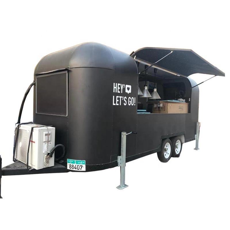 Custom Coffee Airstream Catering Trailers Mobile Food Truck With Full Kitchen Equipped