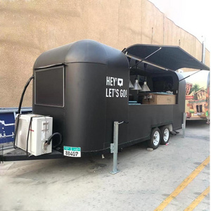 CE Outdoor Mobile Pizza Fast Food Truck Coffee Airstream Food Trailer