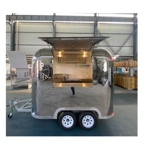 Hanyi Air Stream Mobile Ice Cream Food Truck New Burger Manufacture Genre for Snack Food Factories Vegetable Processing Plants