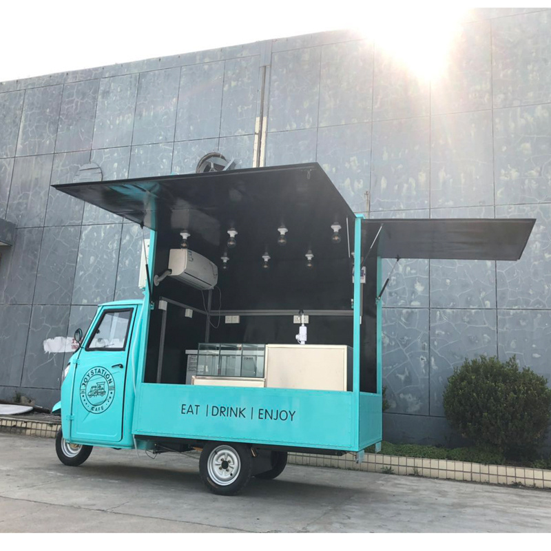 3 Wheeler Piaggio Ape Tuk Tuk Food Truck For Coffee Ice Cream Sale