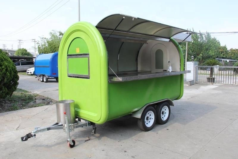 Cheap Price Mobile Food Cart/Snack Food Cart/Round Kiosk Food Trailer