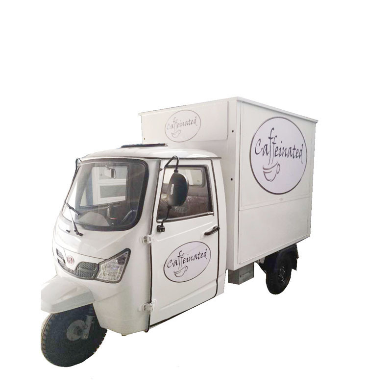 Electric Folding Motor Ape Piaggio Street Mobile Tricycle mini food truck mobile coffee car For Sale