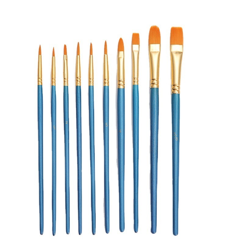 art supplies 3/6/10/12pcs gouache watercolor oil paint paint brush