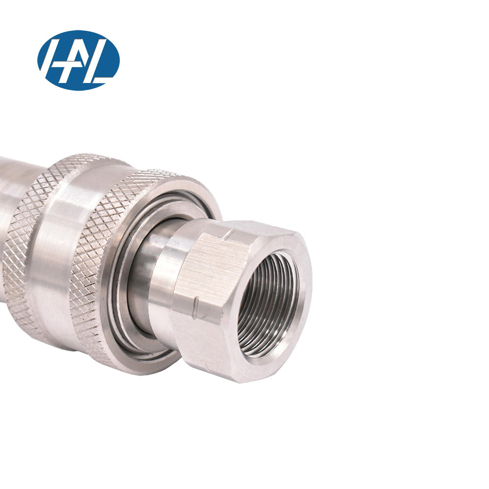 China 304 Stainless Steel Hydraulic Quick Coupling Connector with fast connector hydraulic hose quick coupling