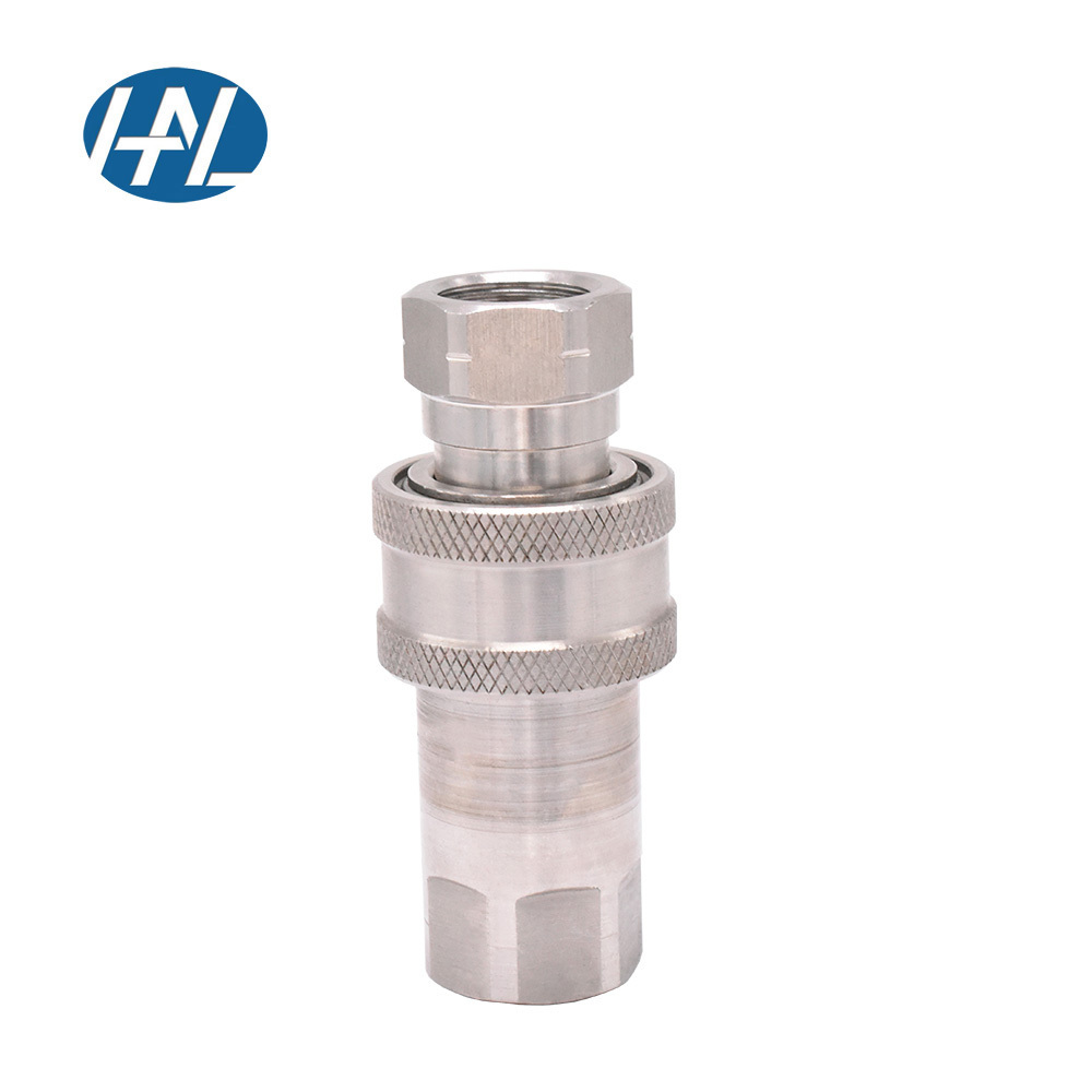 China 304 Stainless Steel Hydraulic Quick Coupling Connector with fast connector hydraulic hose quick coupling