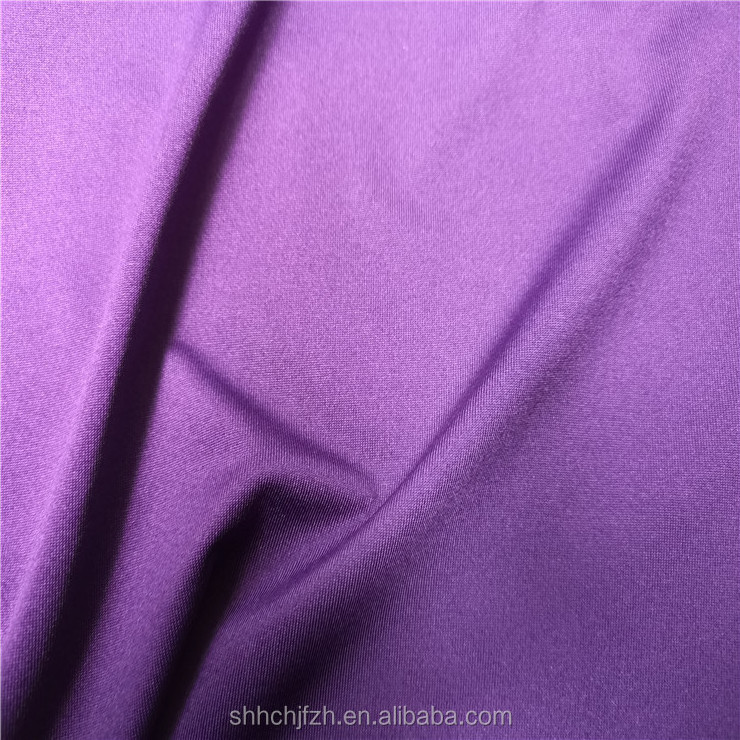 Plain Polyester Elastane Jersey 95 Polyester 5 Spandex Fabric