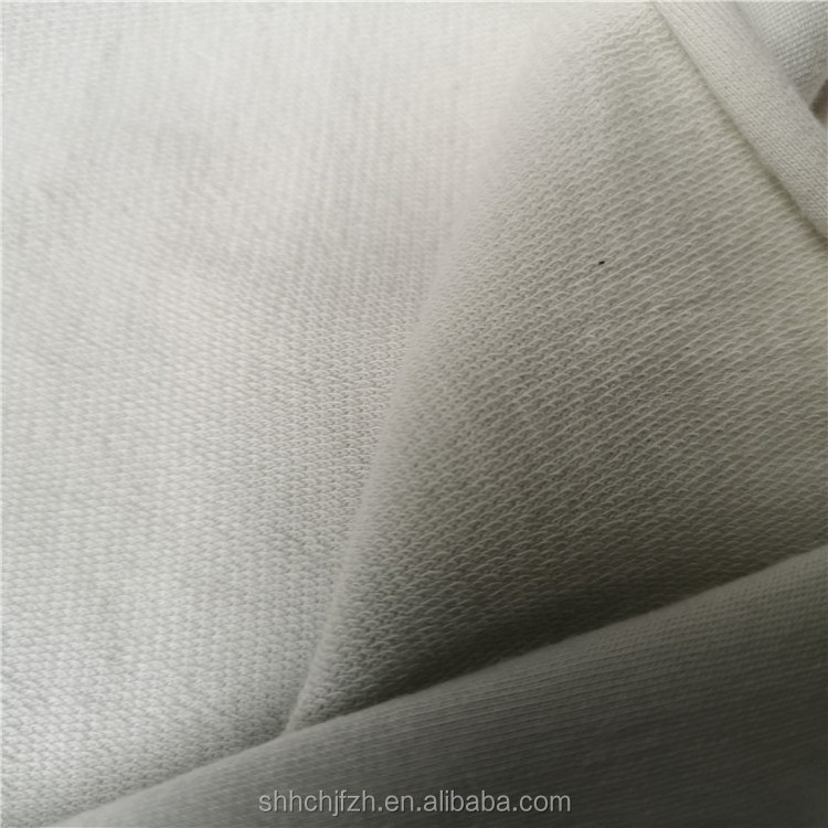 400gsm French Terry  Knit 70% Cotton 30% Polyester Heavy French Terry Fabric