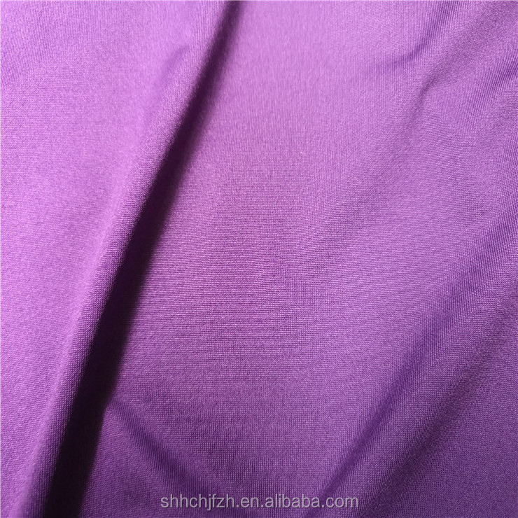 Plain Polyester Elastane Jersey 95 Polyester 5 Spandex Fabric